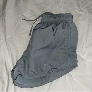 Light grey nike tempo shorts